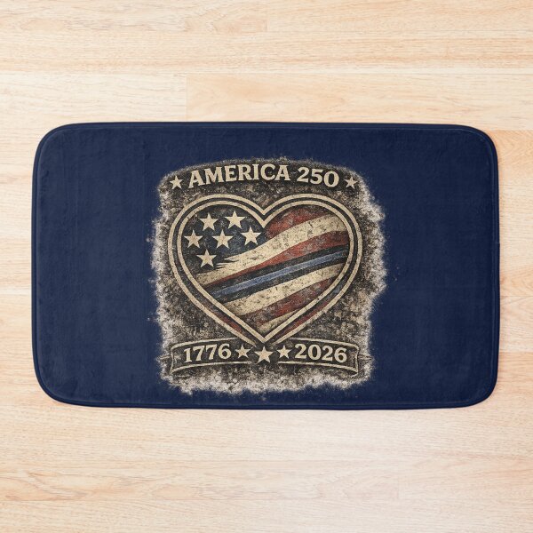 Item preview, America 250 Thin Blue Line Heart | 1776-2026 Patriotic T-Shirt designed and sold by NAJURE.