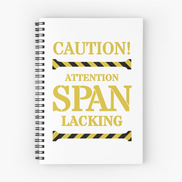 Item preview, Caution: Attention Span Lacking T-Shirt designed and sold by GeauxTeesNow.