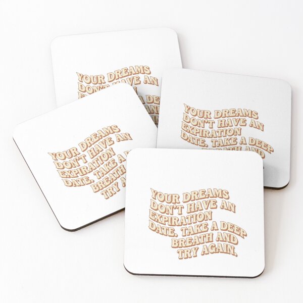Item preview, Your Dreams Don’t Have an Expiration Date – Motivation & Self Belief Quote Design designed and sold by SV-Creation.