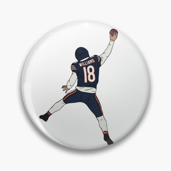 Item preview, Caleb Williams Throw designed and sold by Hoops and Movie Sticks.