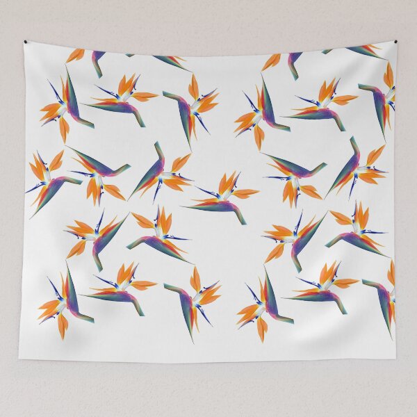Item preview, Bird of paradise flower pattern designed and sold by Peter Etchells.