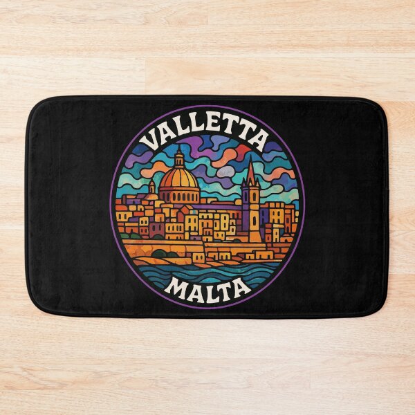 Item preview, Valletta Malta Stained Glass Art Travel designed and sold by TomFrontierArt.
