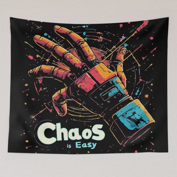 Item preview, Chaos is Easy designed and sold by scarlov.