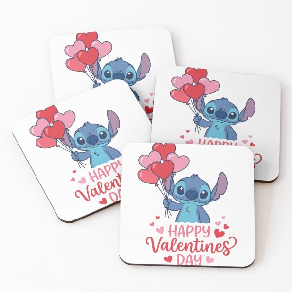 Item preview,  Happy Valentines Day, cute stitch with love hearts designed and sold by nicnacc.