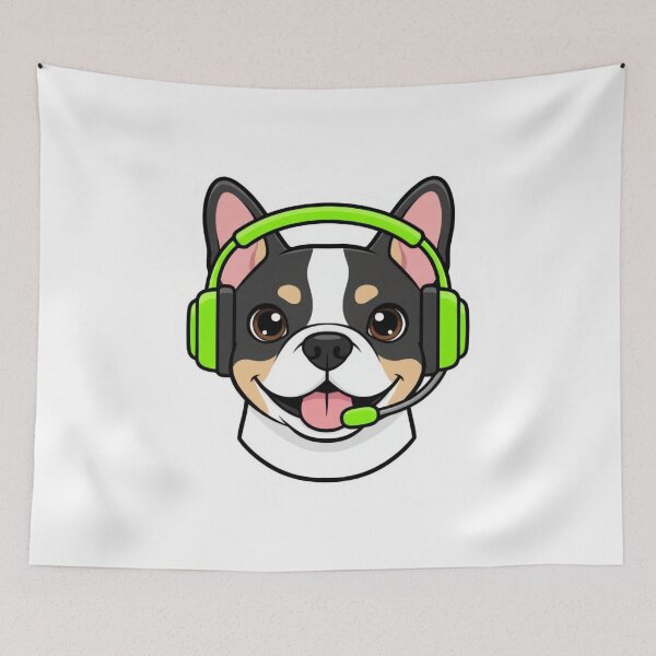 Item preview,  Cute Gamer Frenchton Dog Video Game Lover  designed and sold by ARTReMi.