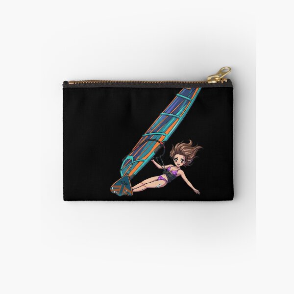 Item preview, Windsurfing Anime Girl – Vibrant Summer Water Sports Illustration designed and sold by Elderlight Studio - L. Vlashev.