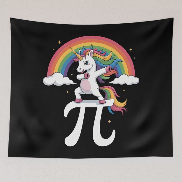 Item preview, Funny Dabbing Unicorn And Math Lovers Pi Day designed and sold by RipleMalphite.