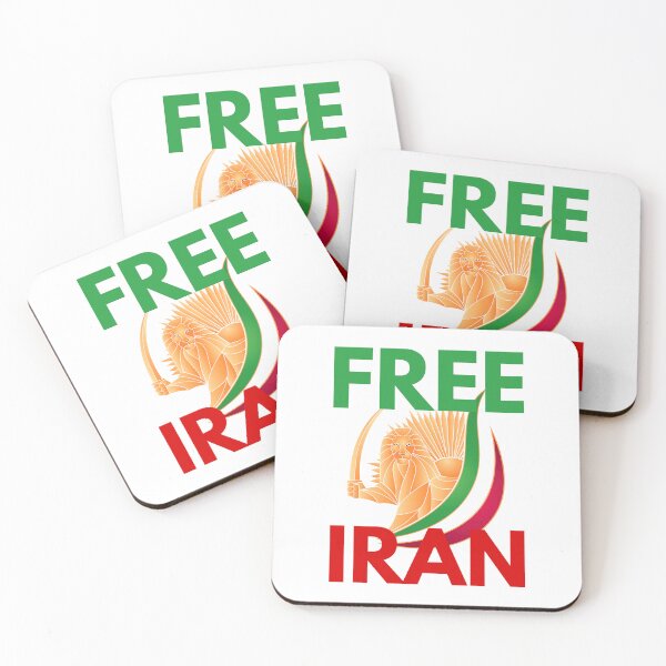 Item preview, FREE IRAN - SHIRO KHORSHID - LION AND SUN EMBLEM - IRAN PROTEST designed and sold by ProgressiveMob.