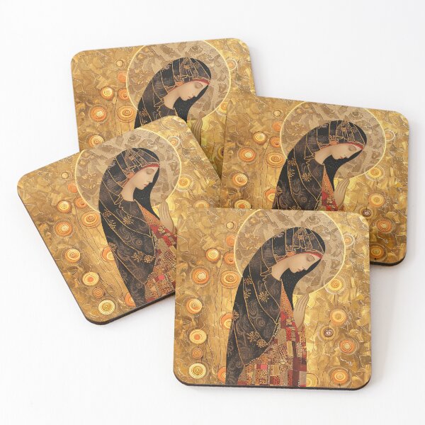 Item preview, Blessed Virgin Mary vintage painting designed and sold by Thunderg1rl.