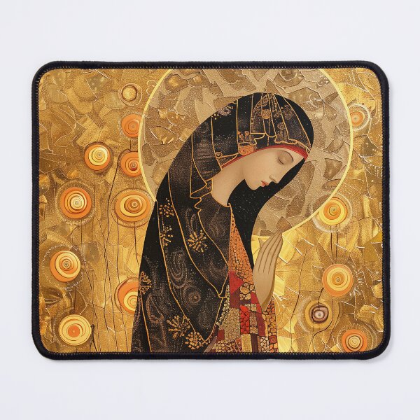 Item preview, Blessed Virgin Mary vintage painting designed and sold by Thunderg1rl.