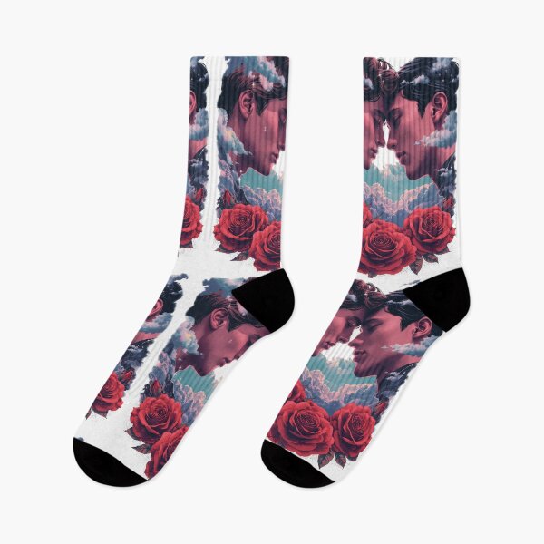 Item preview, Vintage illustration of gay men in love with roses designed and sold by StormArte.