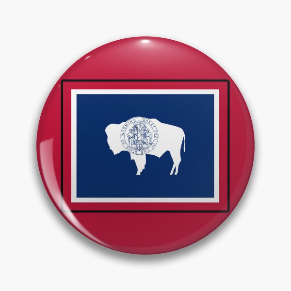 Item preview, State Flag Map of WYOMING designed and sold by HFYD.
