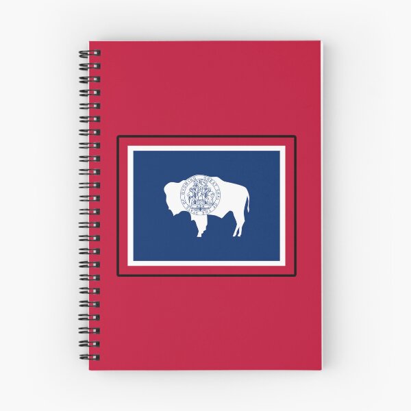 Item preview, State Flag Map of WYOMING designed and sold by HFYD.