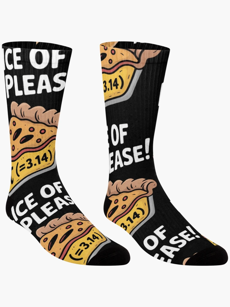 Thumbnail 3 of 5, Socks, Funny Math Humor Pi Day designed and sold by RipleMalphite.