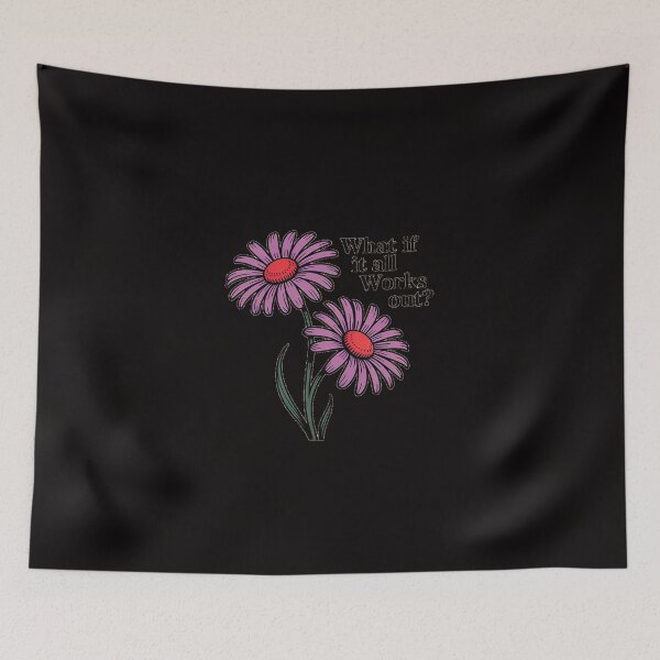 Item preview, Floral Quote What If It All Works Out designed and sold by PattonJillian.