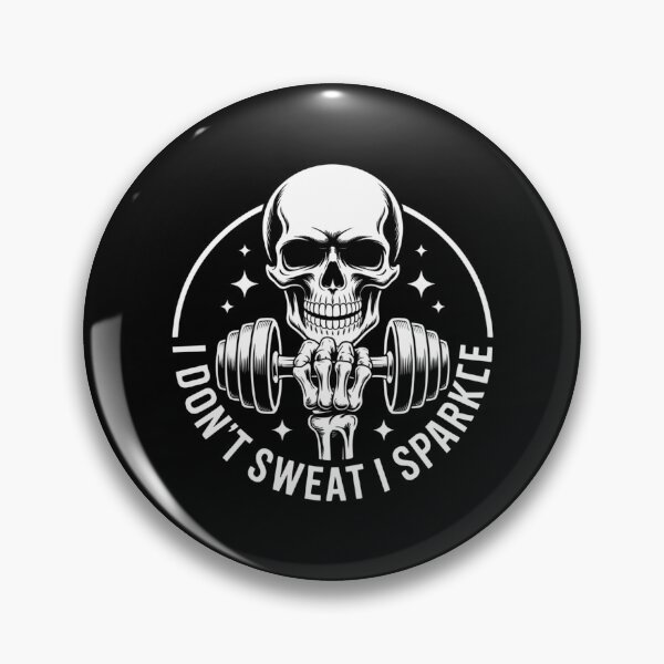 Item preview, Funny Gym Skull Workout Fitness Motivation designed and sold by RipleMalphite.