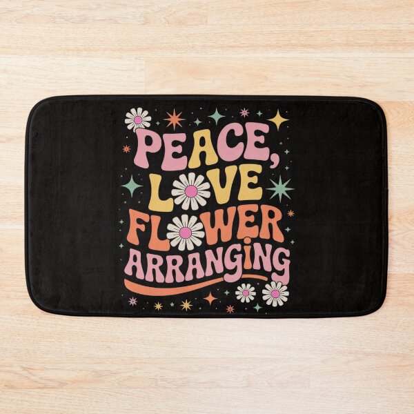 Item preview, Florist 60s 70s Hippie Peace Love Flower arranging designed and sold by PattonJillian.