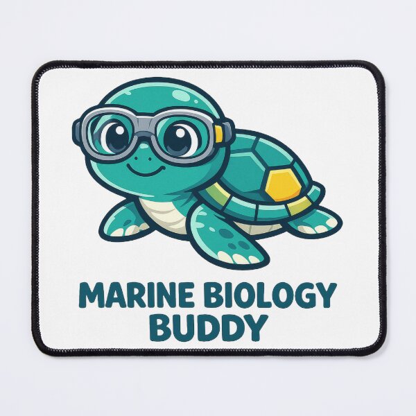 Item preview, Marine Biology Buddy Science Turtle Lab Goggles Geeky Hexagon STEM designed and sold by zoughlal.