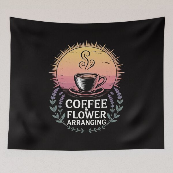 Item preview, Coffee and Flower Arranging designed and sold by HesterFoley.