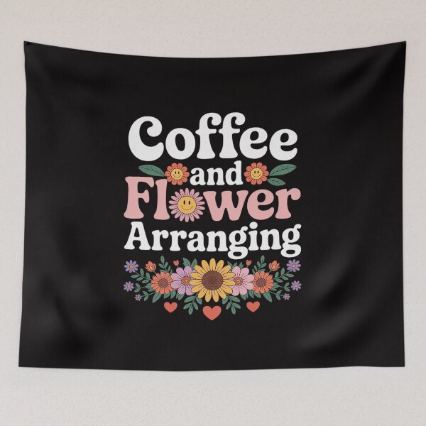 Item preview, Coffee and Flower Arranging Florist Floral Coffee designed and sold by HesterFoley.