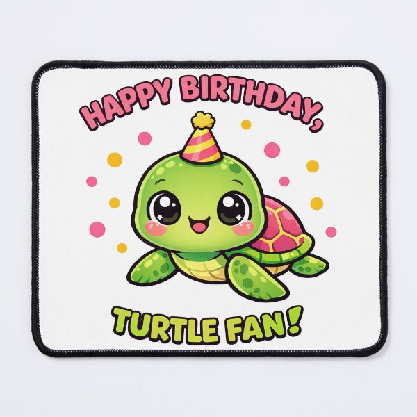 Item preview, Happy Birthday Turtle Fan Celebration Party Hat Kawaii Confetti Festive designed and sold by zoughlal.