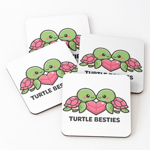 Item preview, Turtle Besties Heart Shell Friendship Pair Best Friends Matching Duo designed and sold by zoughlal.