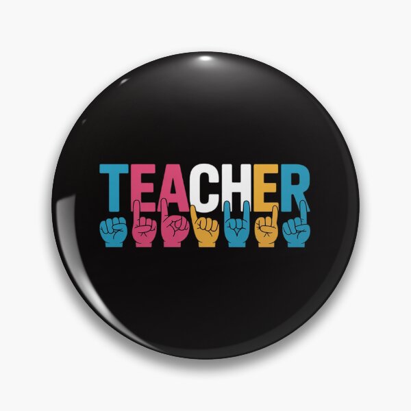 Item preview, Proud Teacher ASL Sign Language Gestures designed and sold by PattonJillian.
