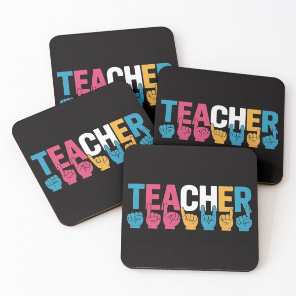 Item preview, Proud Teacher ASL Sign Language Gestures designed and sold by PattonJillian.