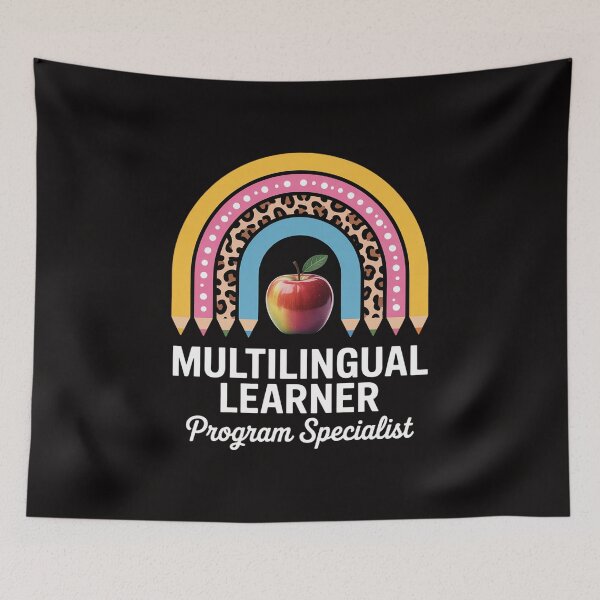 Item preview, Multilingual Learner Program Specialist Rainbow El Teacher designed and sold by HesterFoley.