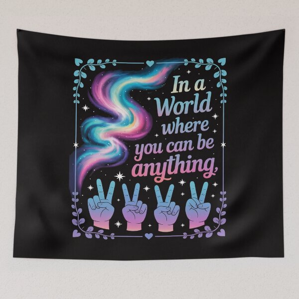 Item preview, In A World Where You Can Be Anything, Sign Language designed and sold by HesterFoley.