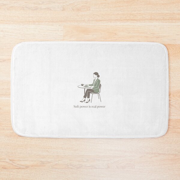 Item preview, Soft Power Is Real Power - Empowering Woman Flat Illustration designed and sold by flee09.