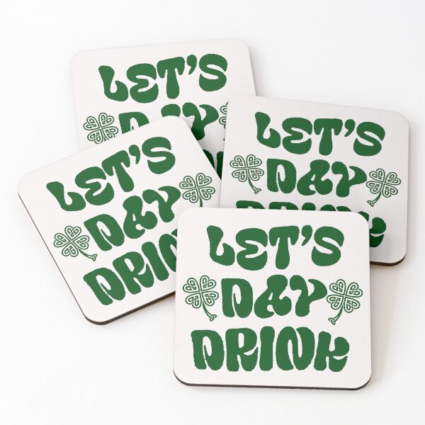 Item preview, Let Us Day Drink; Ireland; Saint Patrick Day; designed and sold by StickerApe.