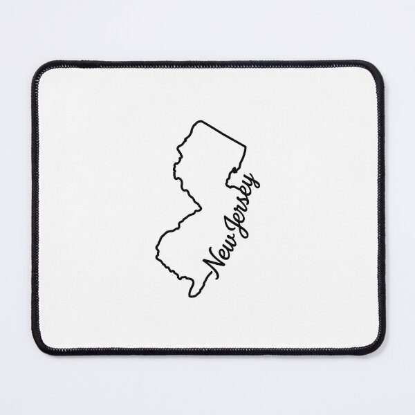 Item preview, New Jersey State Outline – Minimal Script Typography Line Art designed and sold by Paper Drip.