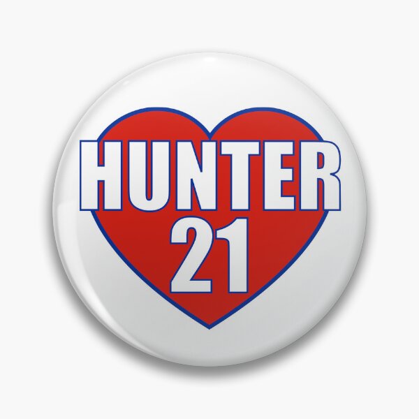 Item preview, Scott Hunter Jersey Number 21 Heart designed and sold by Chesley Design.