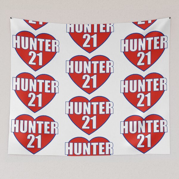 Item preview, Scott Hunter Jersey Number 21 Heart designed and sold by Chesley Design.