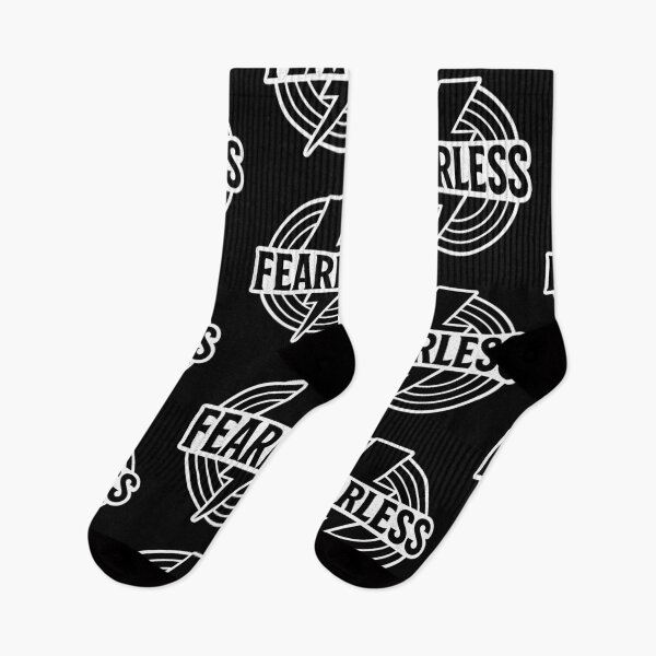 Item preview, "Fearless", A a powerful word, black and white design (negative ver) designed and sold by Moonshroomarts.