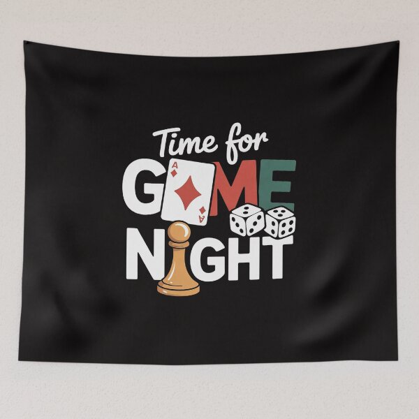 Item preview, Time For Game Night Board Game Night designed and sold by PattonJillian.