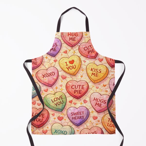 Item preview, Mosaic Valentine: Textured Candy Heart Pattern designed and sold by Creativeeworld777.