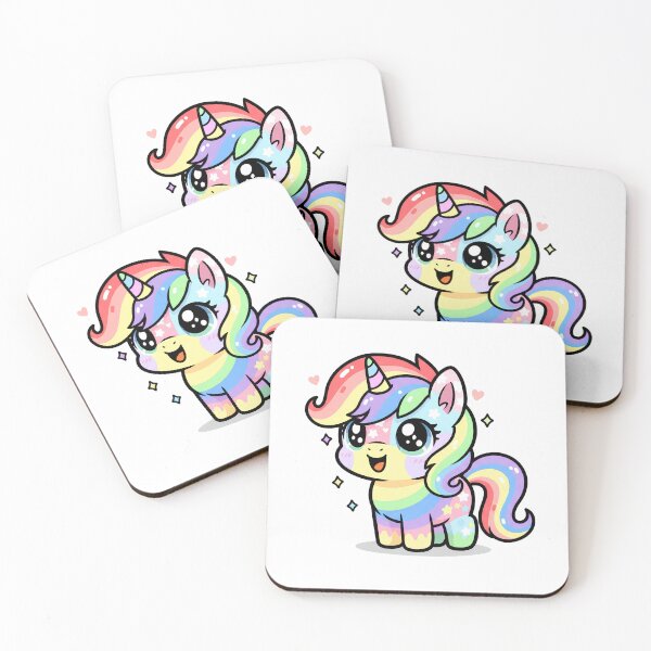 Item preview, Lindo poni arcoíris kawaii designed and sold by mayatA-rt.