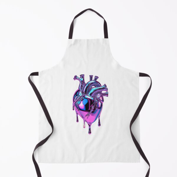 Item preview, Futuristic metallic anatomical heart digital art designed and sold by StormArte.