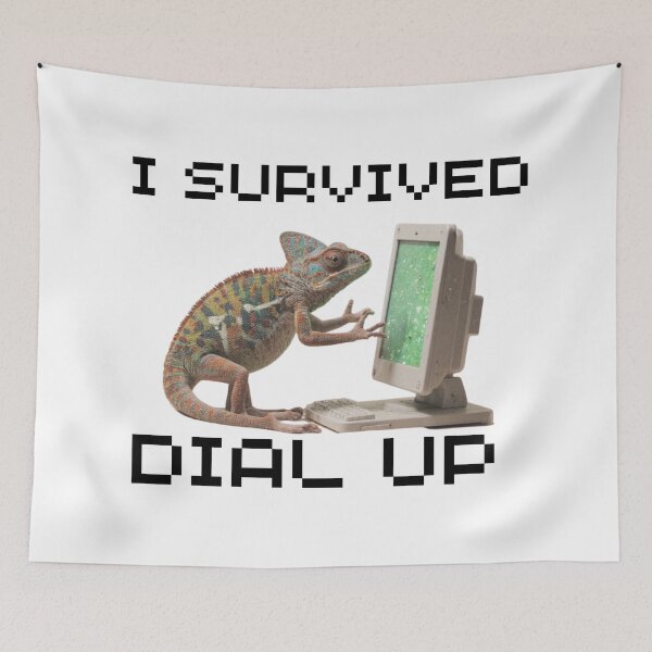 Item preview, My Parents Survived Dial Up Internet designed and sold by 9morethan9®.