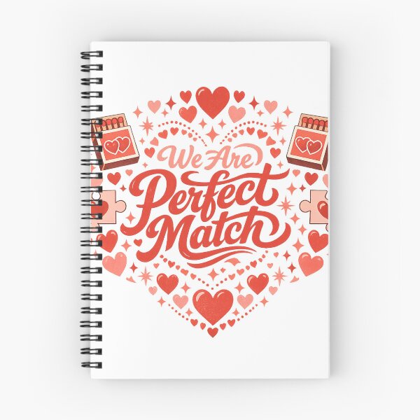 Item preview, We Are Perfect Match Valentine’s Day art designed and sold by MariaPencilArt.