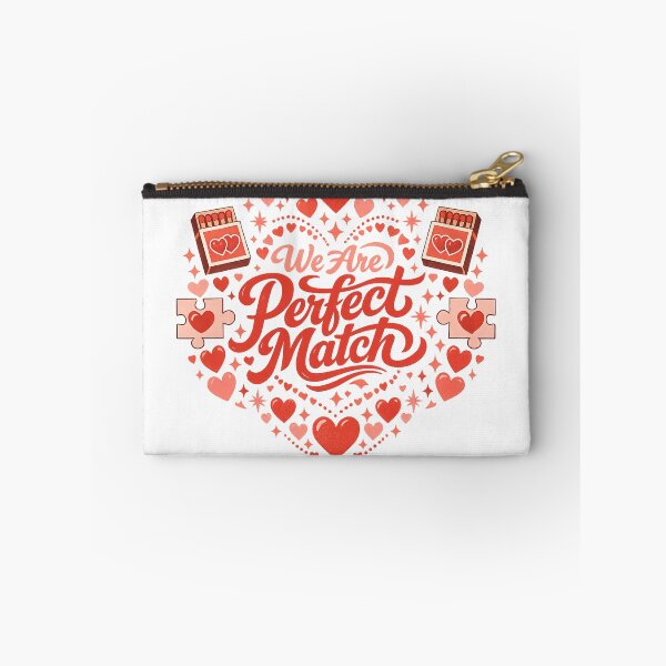 Item preview, We Are Perfect Match Valentine’s Day art designed and sold by MariaPencilArt.