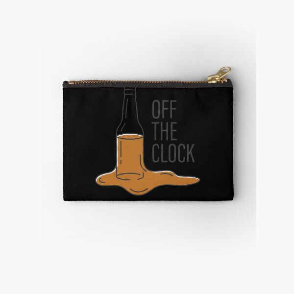 Item preview, Off the Clock Melting Beer Bottle Illustration designed and sold by Bradlog.