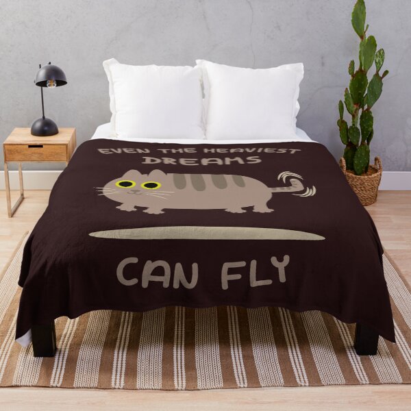 Item preview, Chonky Cat as Airship - Dreams Can Fly designed and sold by fishdesigns.