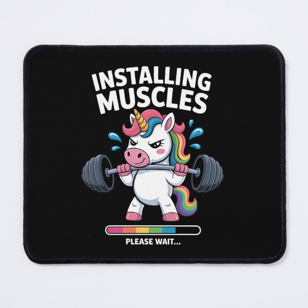 Item preview, Funny Unicorn Workout Gym Fitness Weightlifting Cute designed and sold by YaulTape.