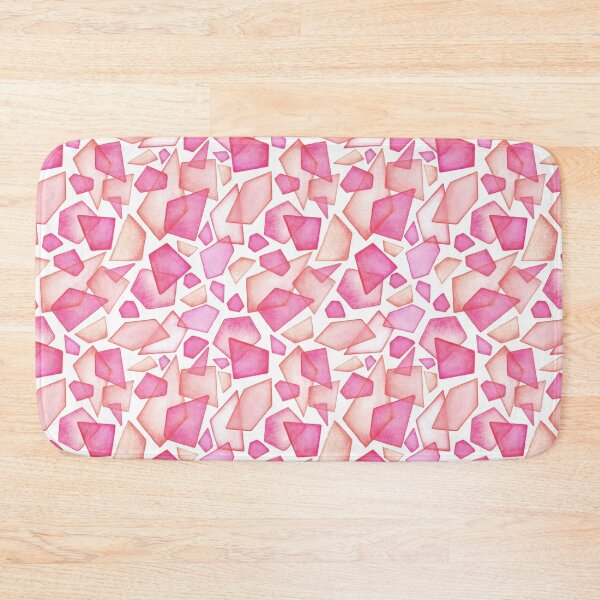 Item preview, Watercolour Rainbow Shards_Pink and Coral designed and sold by THE COLOR ALCHEMY.