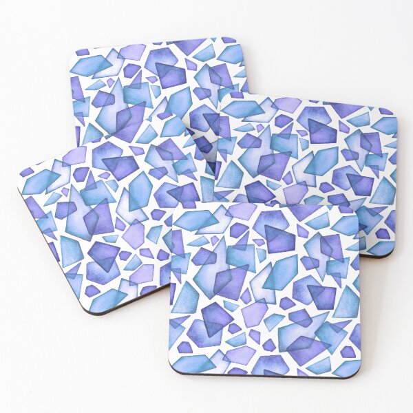 Item preview, Watercolour Rainbow Shards_Mermaid Tones designed and sold by THE COLOR ALCHEMY.
