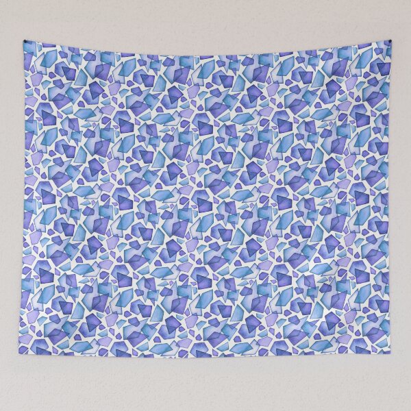 Item preview, Watercolour Rainbow Shards_Mermaid Tones designed and sold by THE COLOR ALCHEMY.