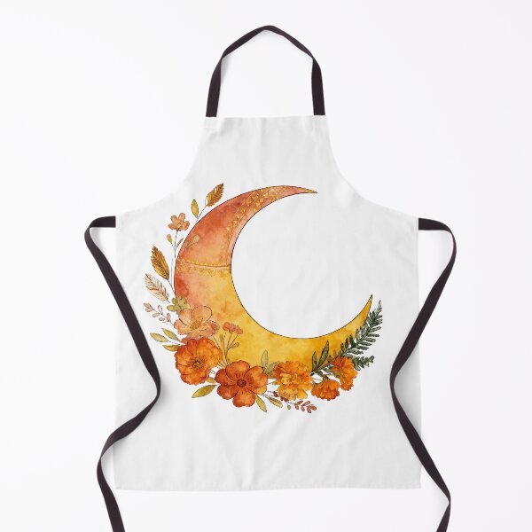 Item preview, Floral Crescent Moon – Boho Watercolor Celestial Art designed and sold by truongloc246.